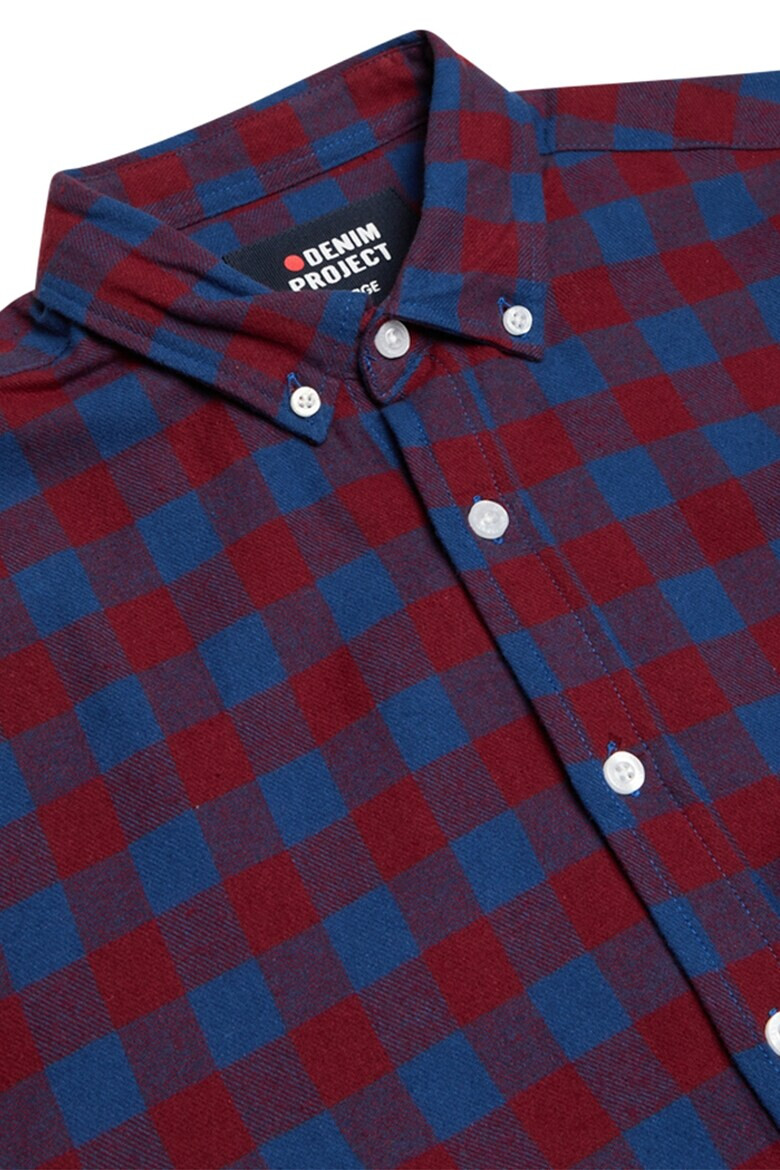 Denim Project Памучна риза на каре - Pepit.bg