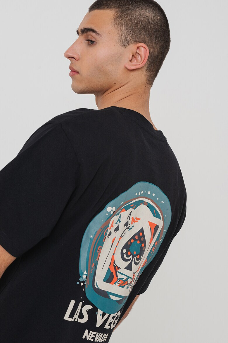 Denim Project Памучна тениска с принт - Pepit.bg
