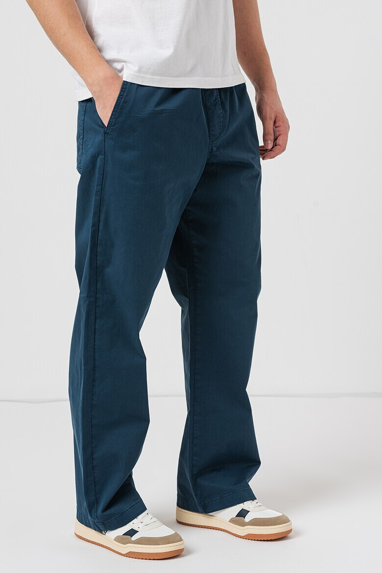 Denim Project Панталон с връзка - Тъмносин - Pepit.bg