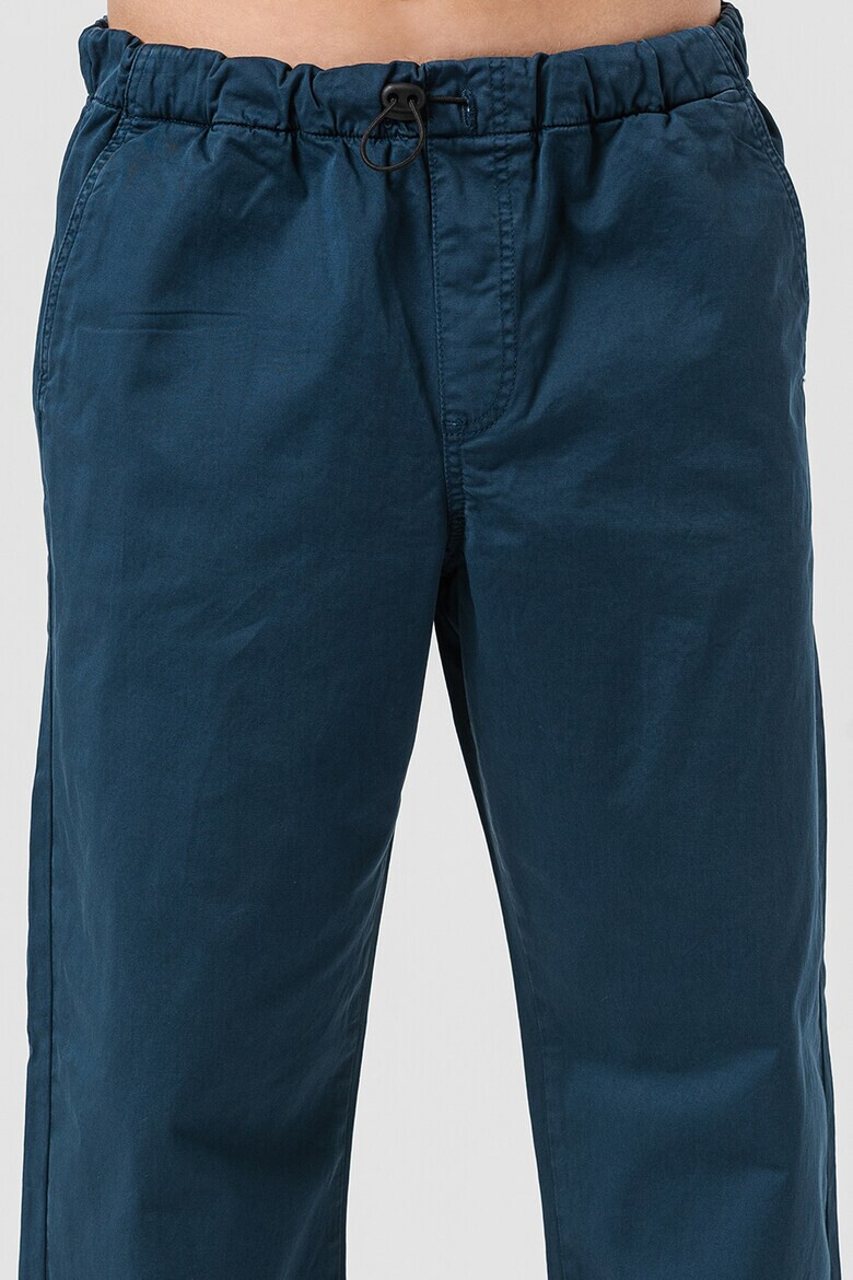 Denim Project Панталон с връзка - Тъмносин - Pepit.bg
