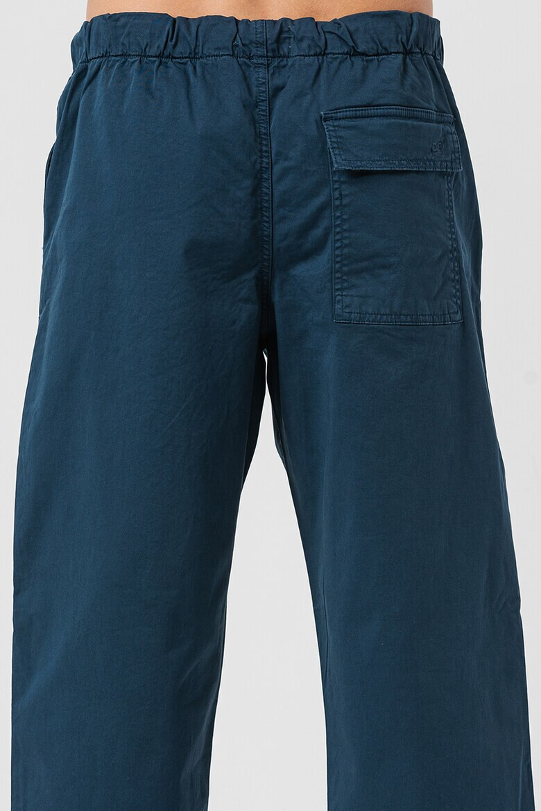 Denim Project Панталон с връзка - Тъмносин - Pepit.bg