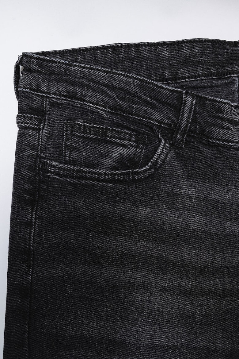 Denim Project Слим дънки със захабен ефект - Pepit.bg