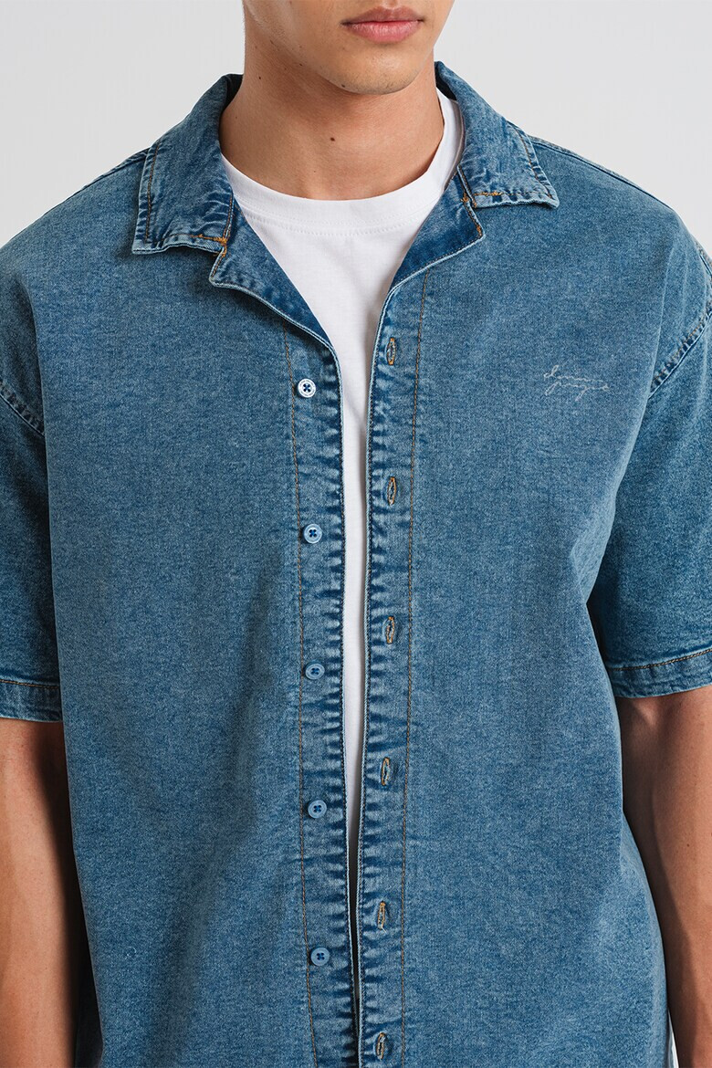 Denim Project Свободна риза от деним - Pepit.bg