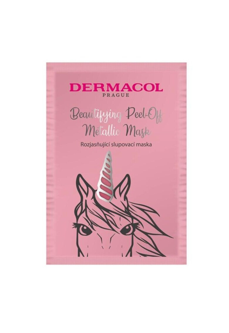 Dermacol Ексфолираща маска за лице Beautifying Peel-Off Metallic Mask с ефект на озаряване на кожата 15 мл - Pepit.bg