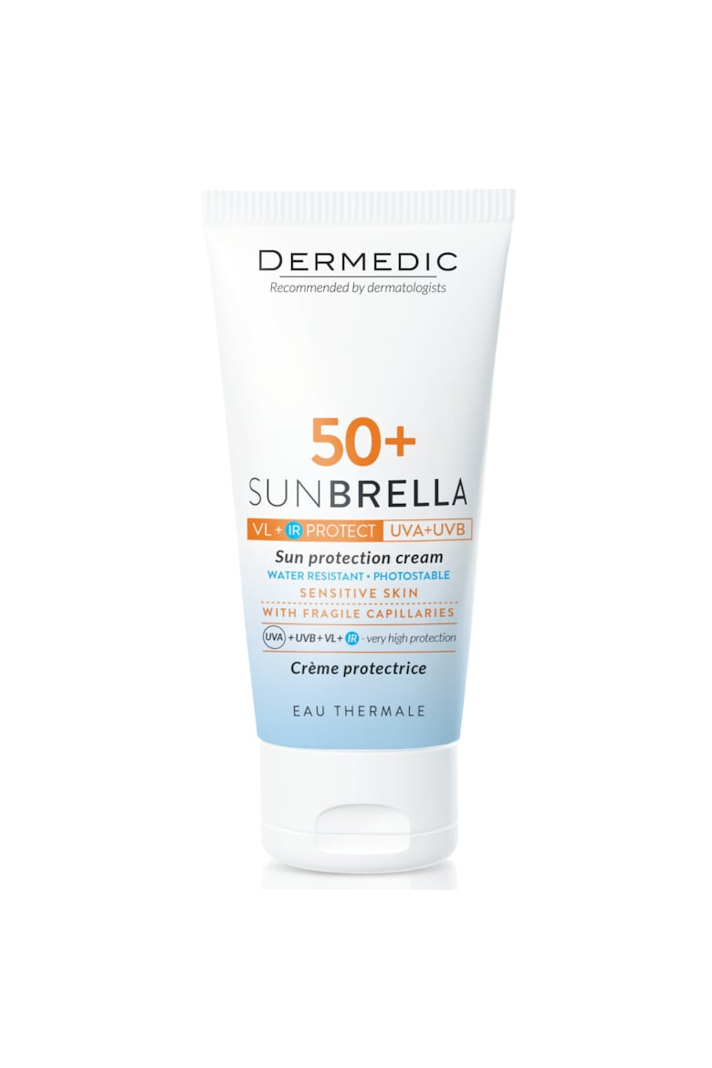 Dermedic Слънцезащитен крем SPF 50+ Sunbrella За кожа със спукани капиляри 50 мл - Pepit.bg