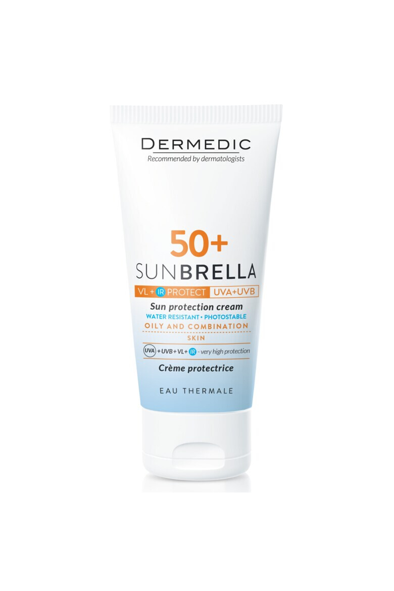 Dermedic Слънцезащитен крем SPF 50+ Sunbrella За смесена и мазна кожа 50 мл - Pepit.bg