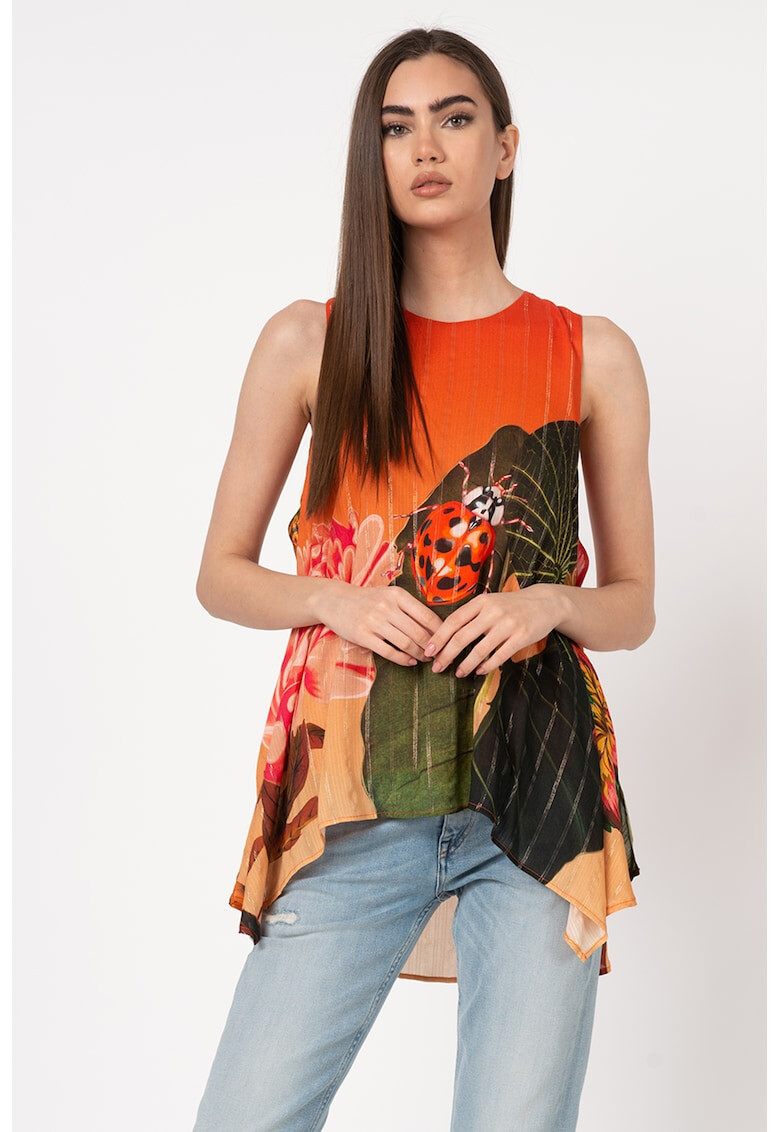 DESIGUAL Блуза с абстрактна шарка - Pepit.bg