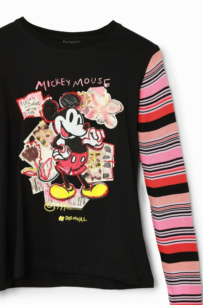 DESIGUAL Блуза с апликация Mickey Mouse - Pepit.bg