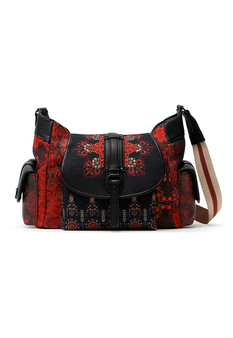 DESIGUAL Чанта с флорална шарка и капаче - Pepit.bg