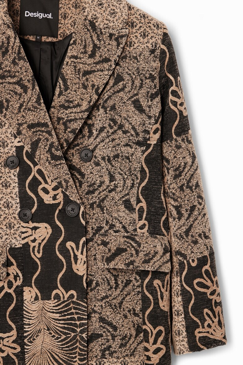DESIGUAL Дълго двуредно палто - Pepit.bg