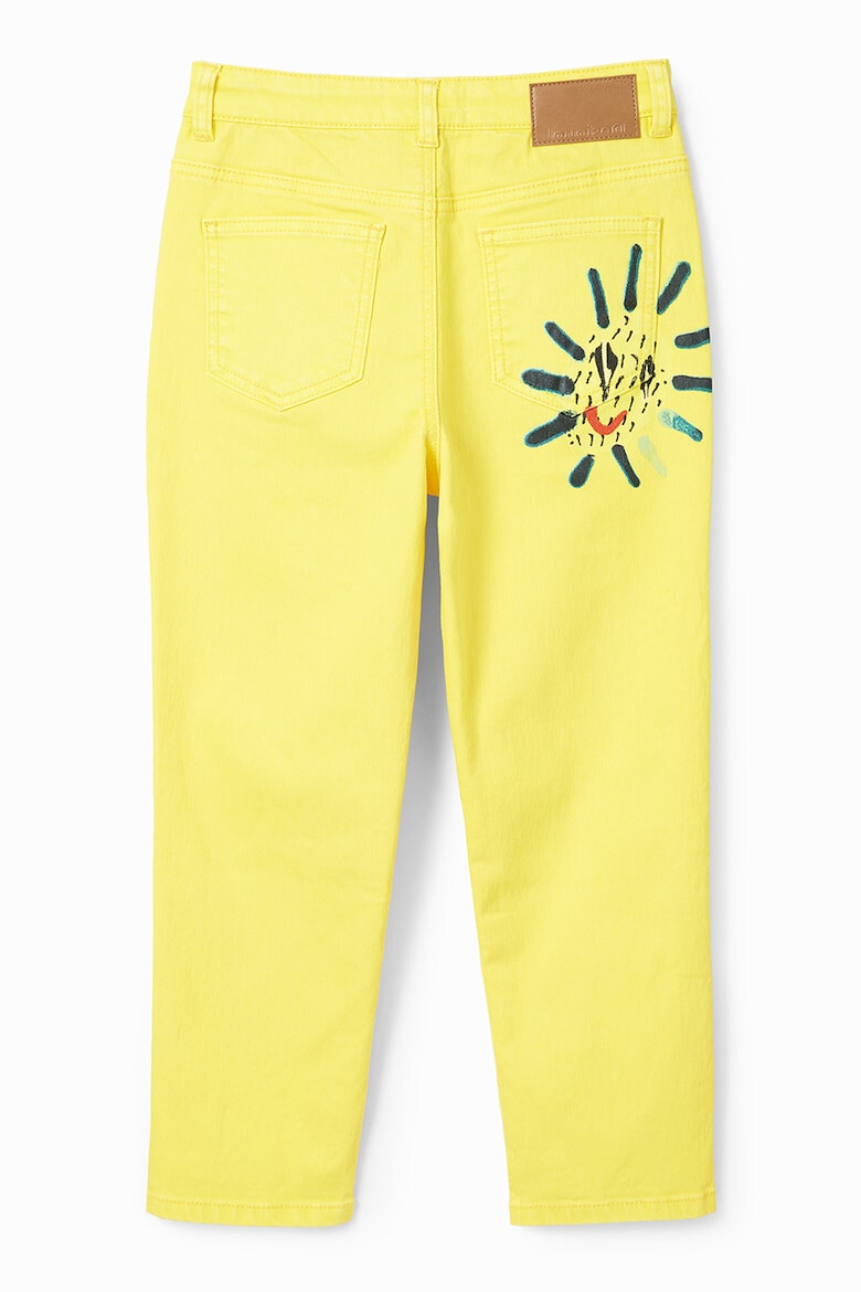 DESIGUAL Дънки с фигурален десен - Pepit.bg