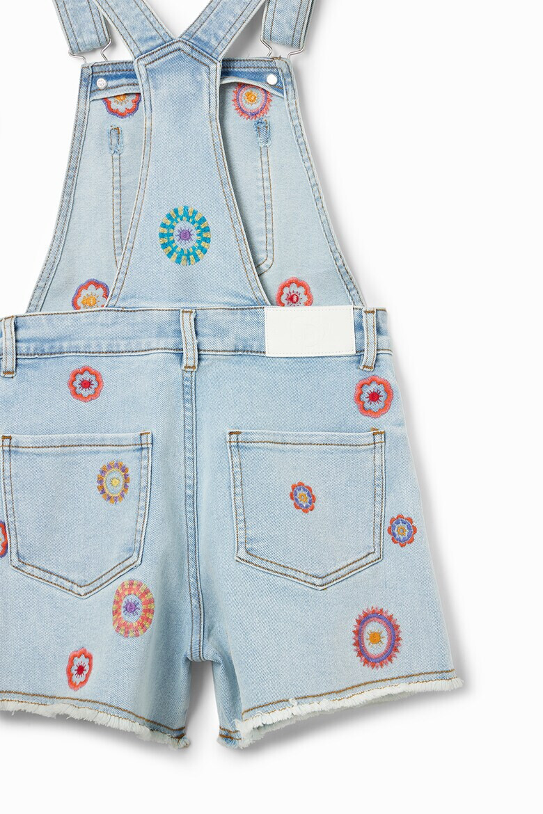 DESIGUAL Дънков гащеризон с бродерия - Pepit.bg