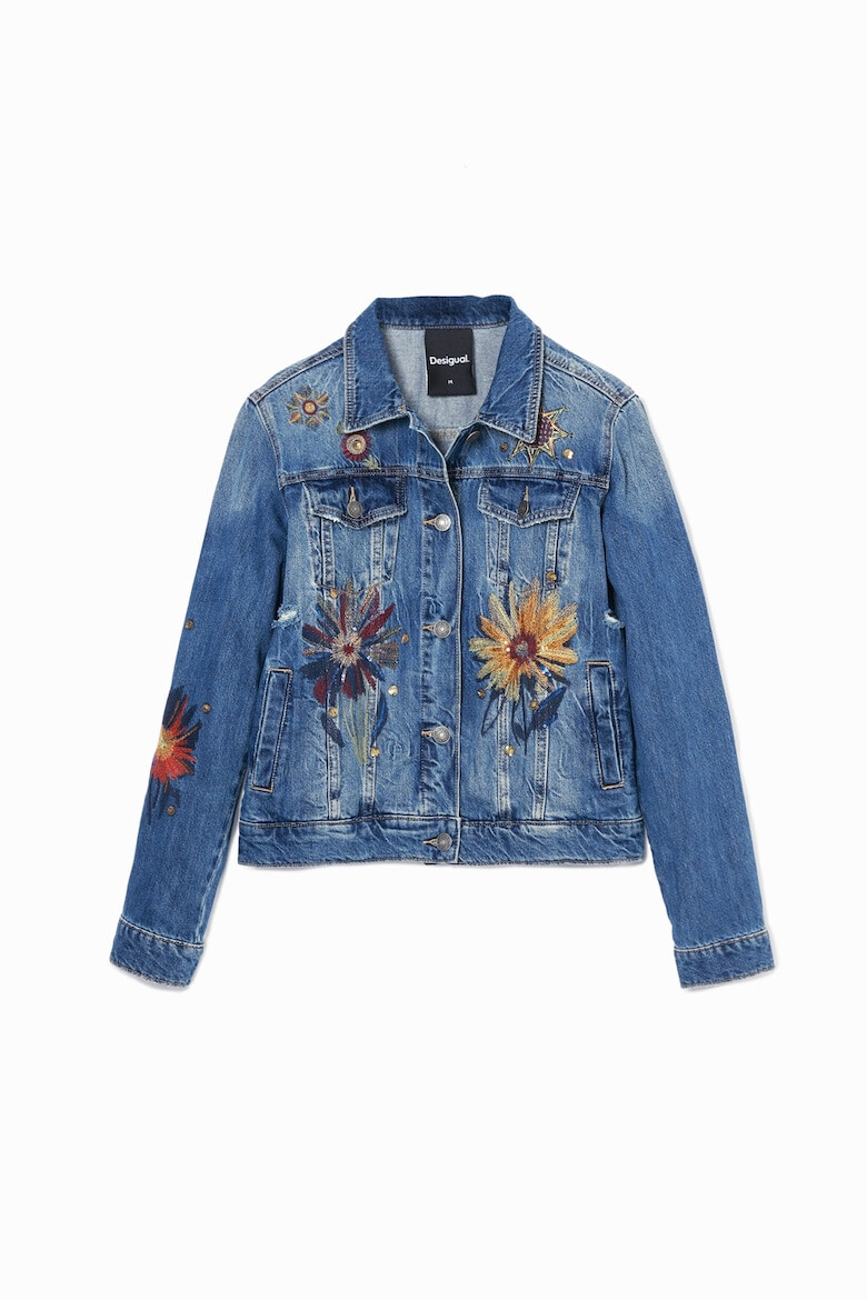 DESIGUAL Дънково яке с бродерии - Pepit.bg