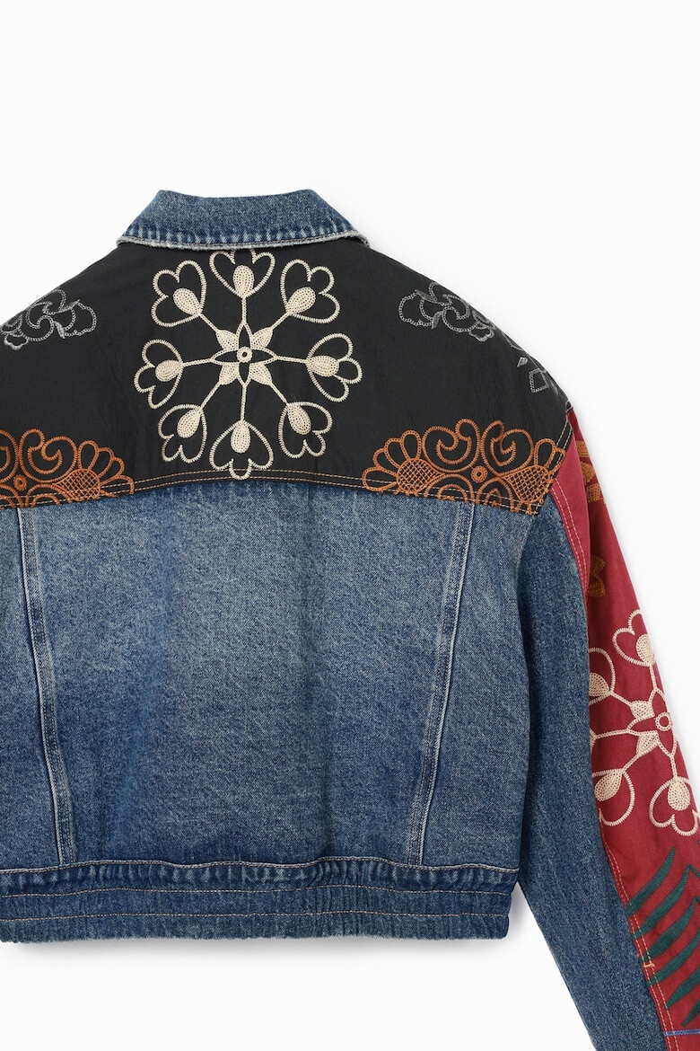 DESIGUAL Дънково яке с бродерии - Pepit.bg