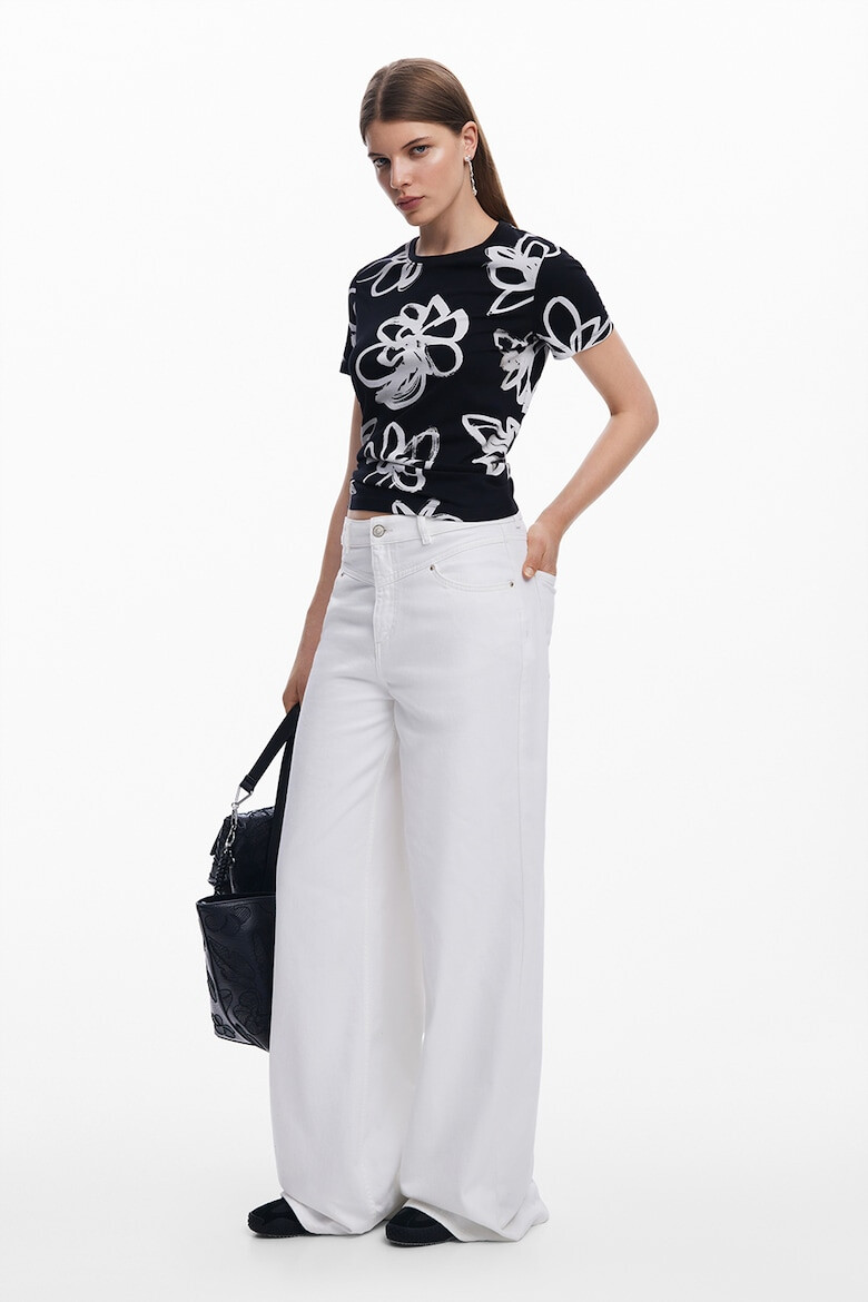 DESIGUAL Флорална тениска - Pepit.bg