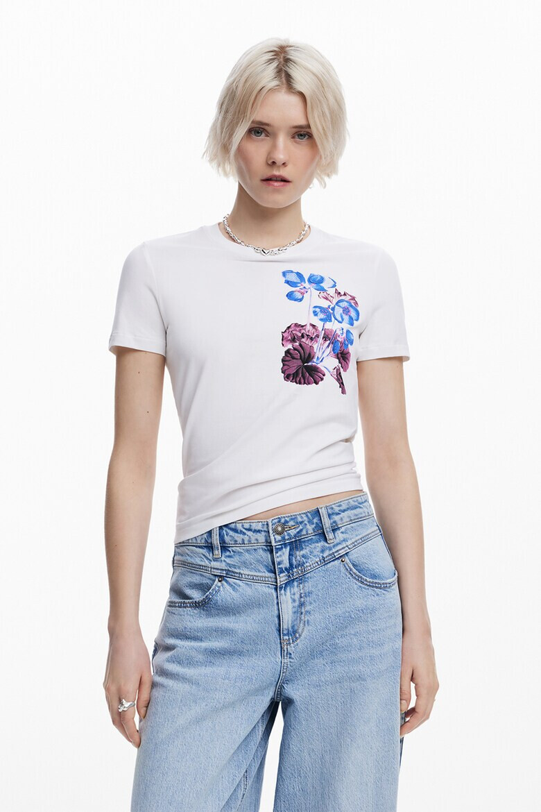 DESIGUAL Флорална тениска - Pepit.bg