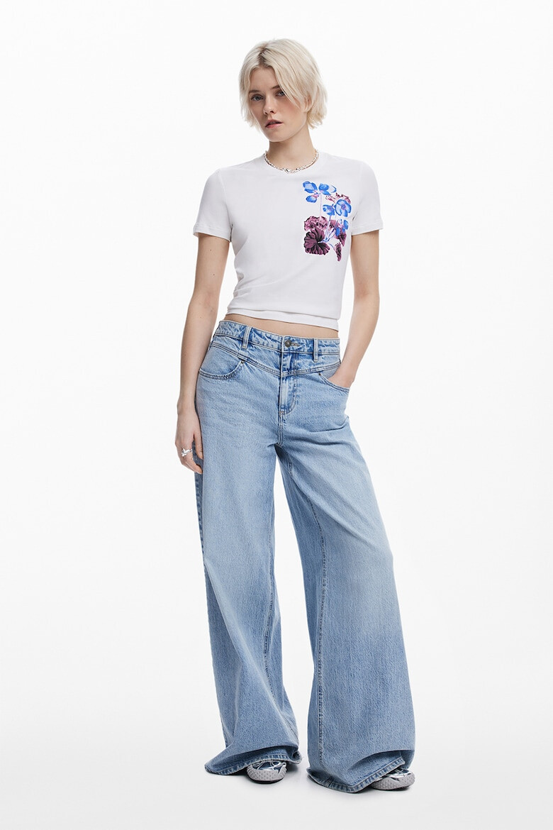 DESIGUAL Флорална тениска - Pepit.bg