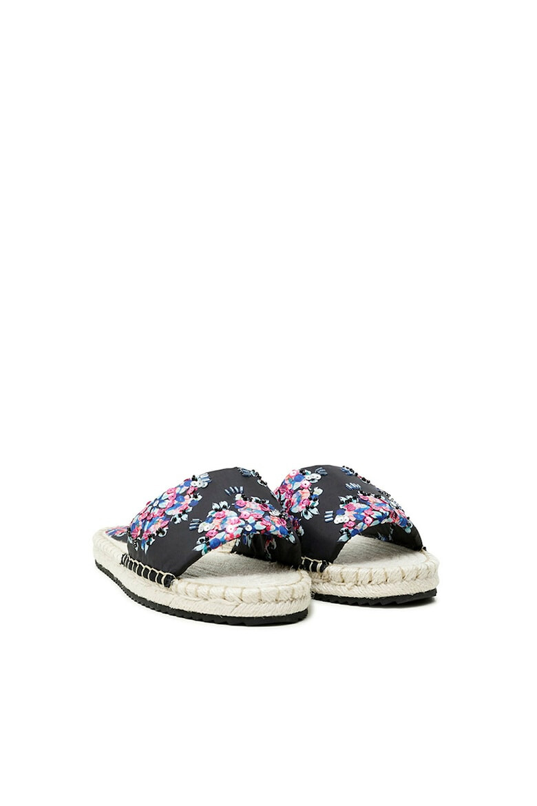 DESIGUAL Флорални чехли тип еспадрили - Pepit.bg