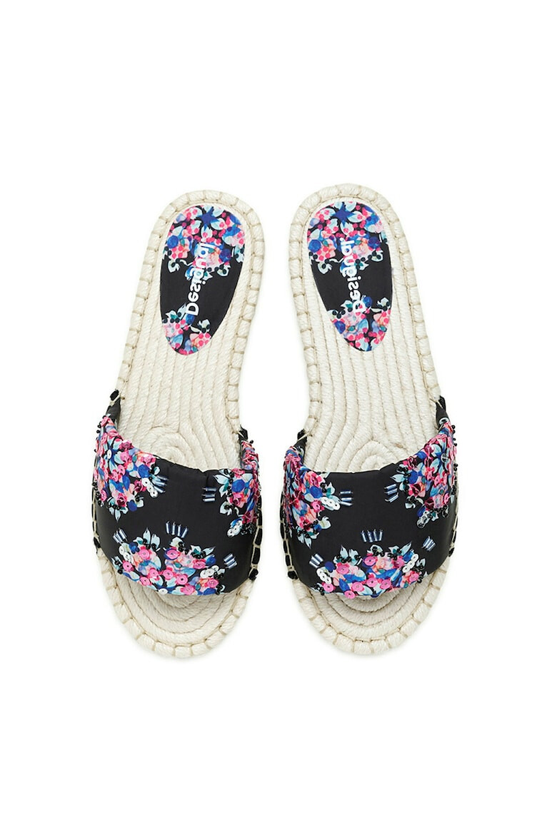 DESIGUAL Флорални чехли тип еспадрили - Pepit.bg