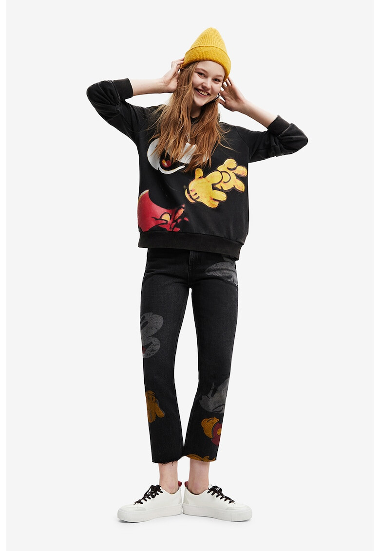 DESIGUAL Худи с апликация на Mickey Mouse - Pepit.bg