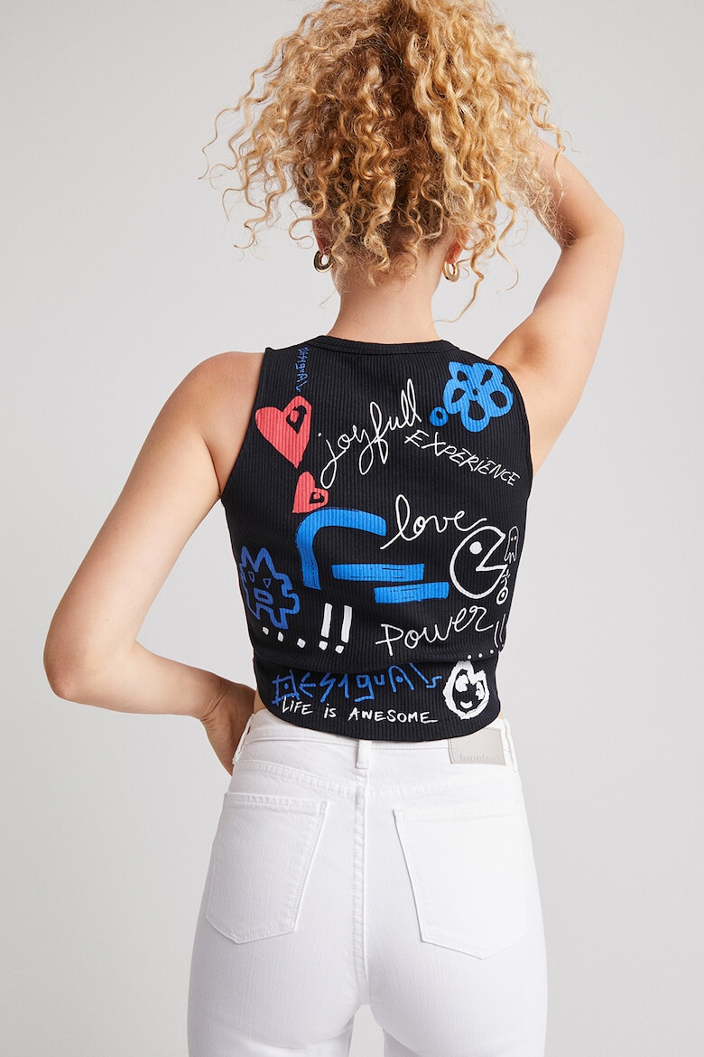 DESIGUAL Къс топ по тялото - Pepit.bg