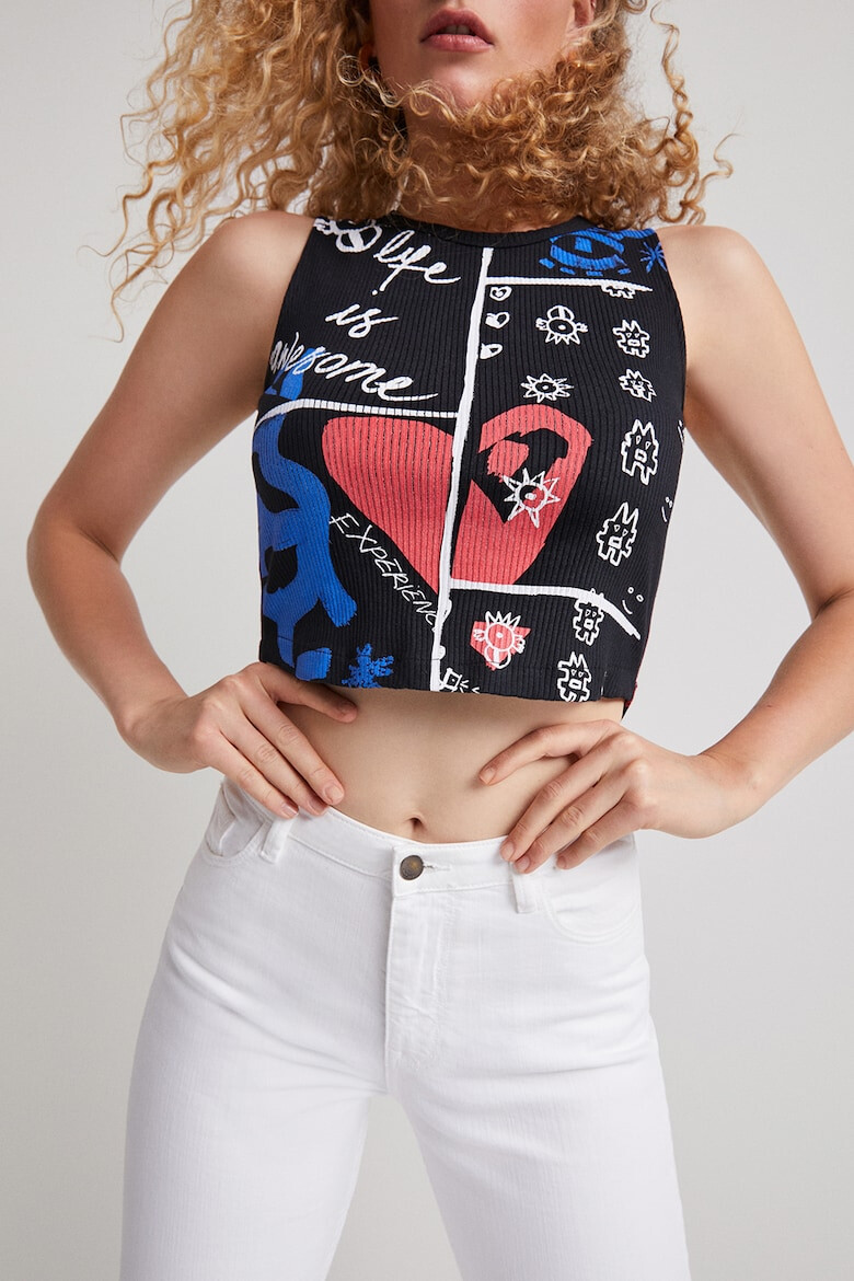 DESIGUAL Къс топ по тялото - Pepit.bg