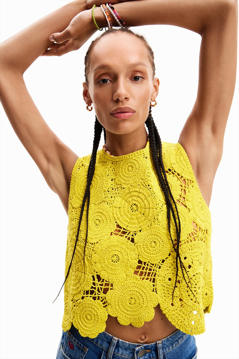 DESIGUAL Къс топ с кроше - Pepit.bg
