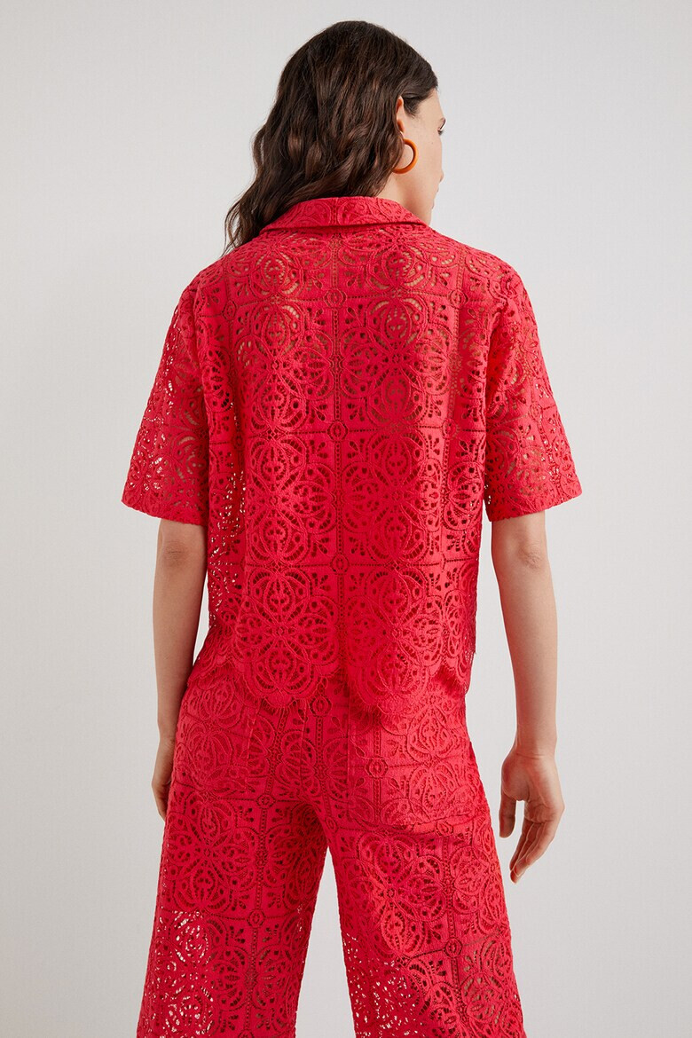 DESIGUAL Къса риза с ажур - Pepit.bg