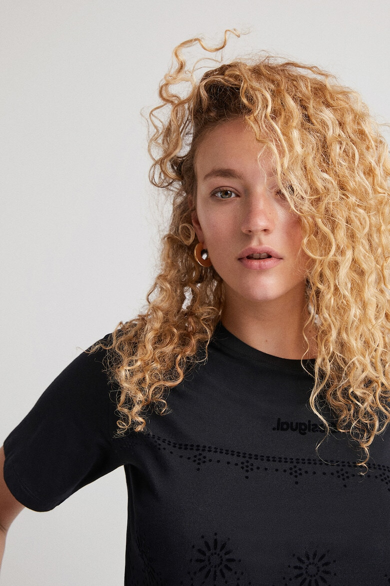 DESIGUAL Къса свободна тениска - Pepit.bg