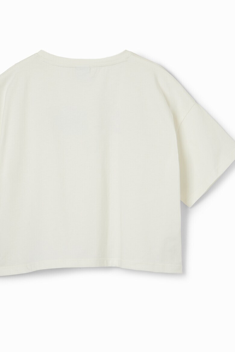 DESIGUAL Къса тениска с лого - Pepit.bg
