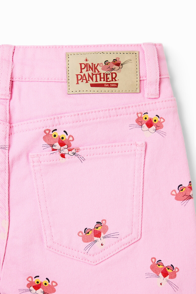 DESIGUAL Къси дънки с шарка на Pink Panther - Pepit.bg