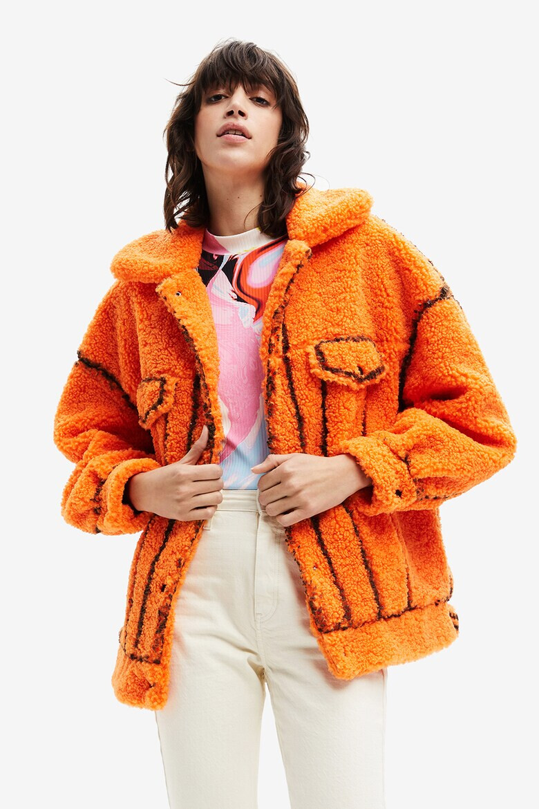DESIGUAL Мъхесто яке - Pepit.bg