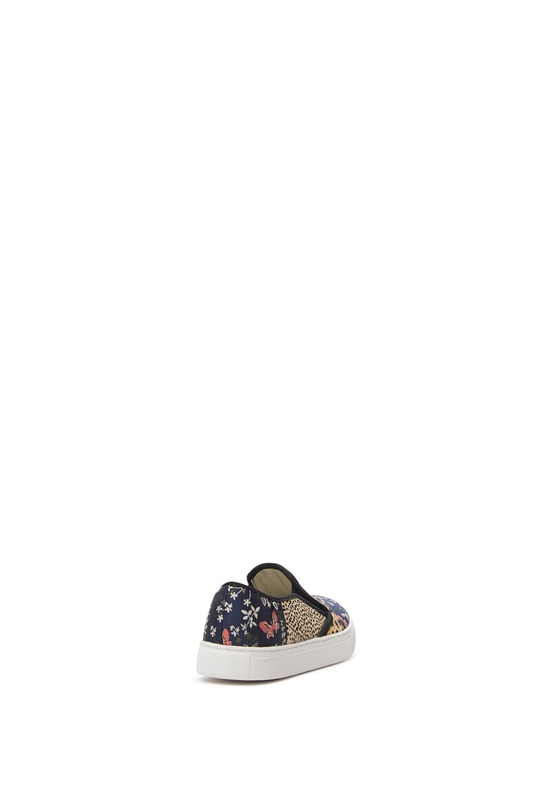 DESIGUAL Обувки с кожа с косъм - Pepit.bg