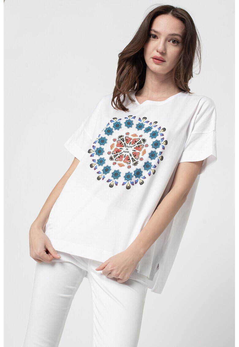 DESIGUAL Памучна тениска Galactic Now - Pepit.bg