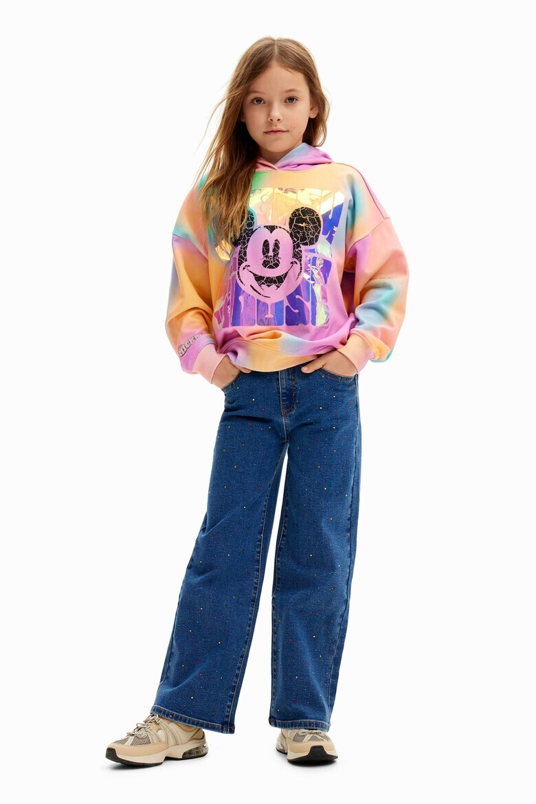 DESIGUAL Памучно худи с принт Mickey Mouse - Pepit.bg