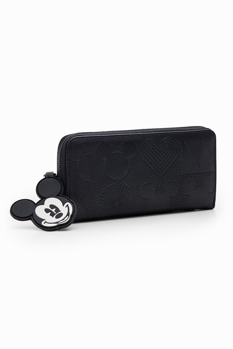 DESIGUAL Портфейл с цип и аксесоар с Mickey Mouse - Pepit.bg