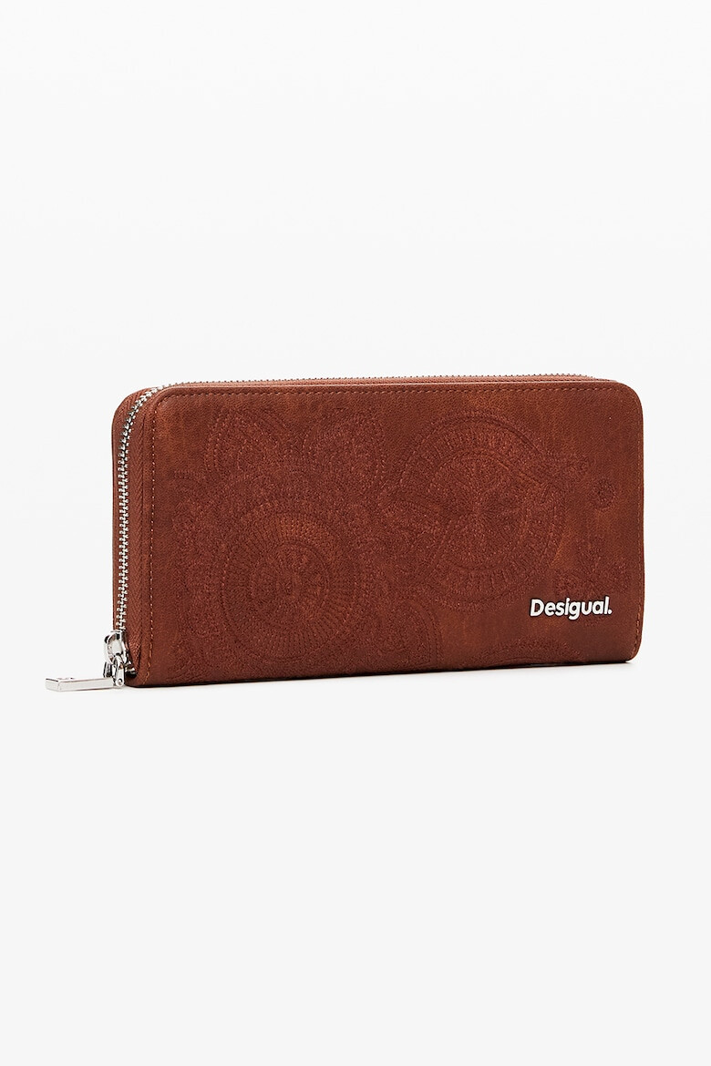 DESIGUAL Портфейл с цип и бродерии - Pepit.bg