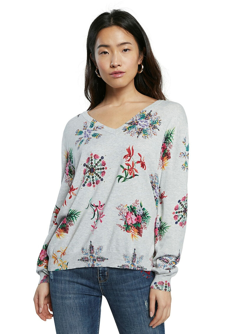 DESIGUAL Пуловер с модал - Pepit.bg