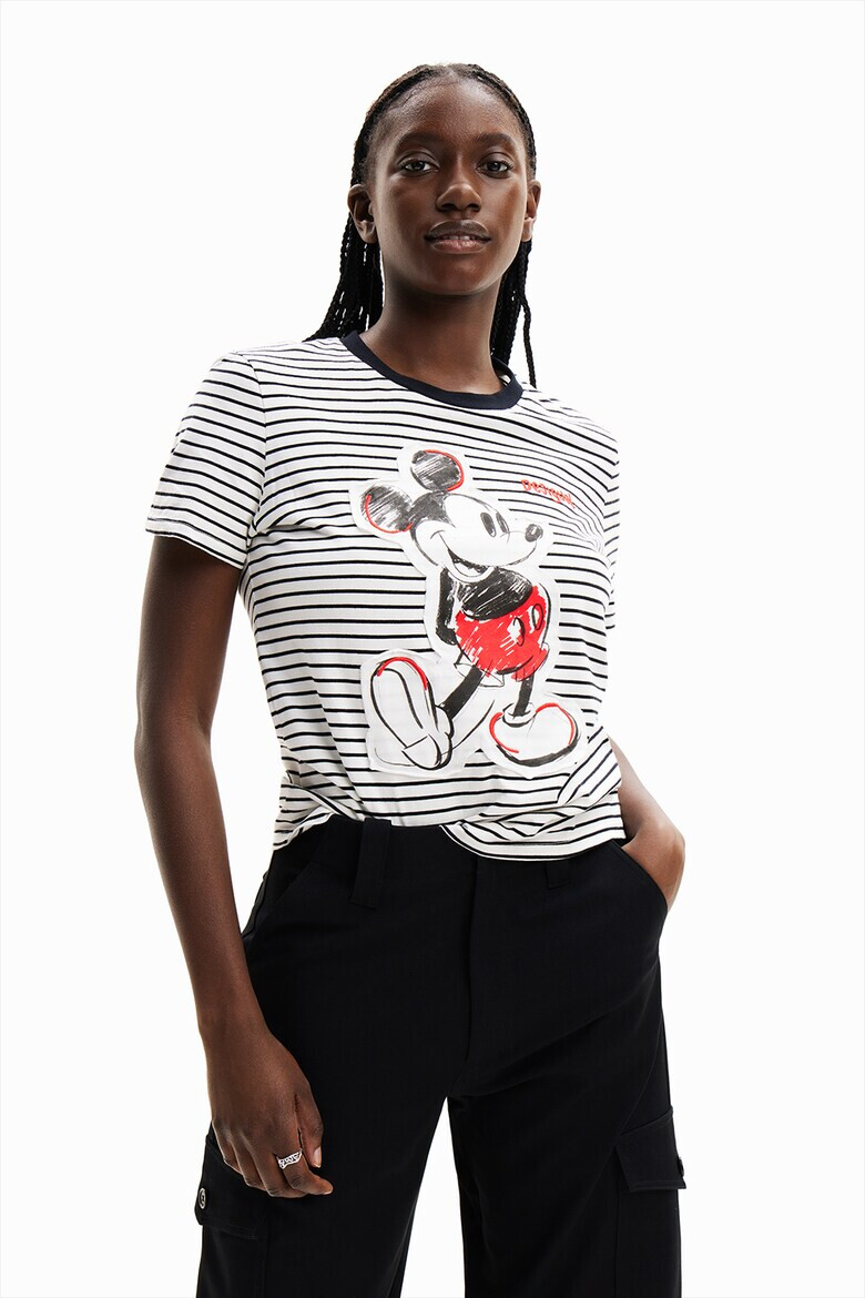 DESIGUAL Раирана тениска Mickey Mouse - Pepit.bg