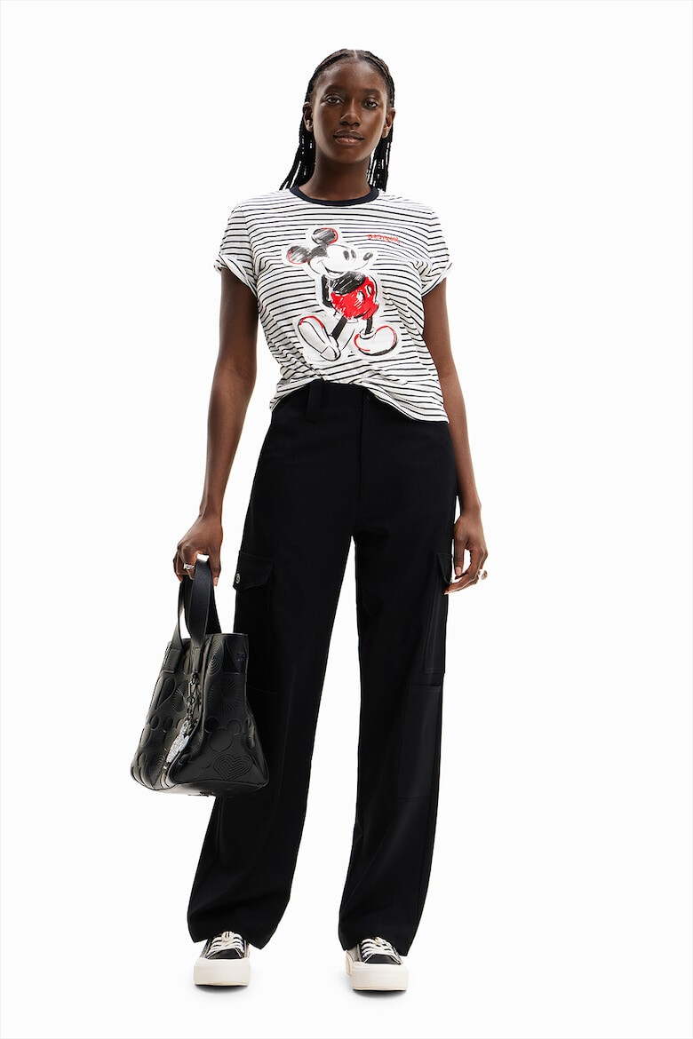 DESIGUAL Раирана тениска Mickey Mouse - Pepit.bg