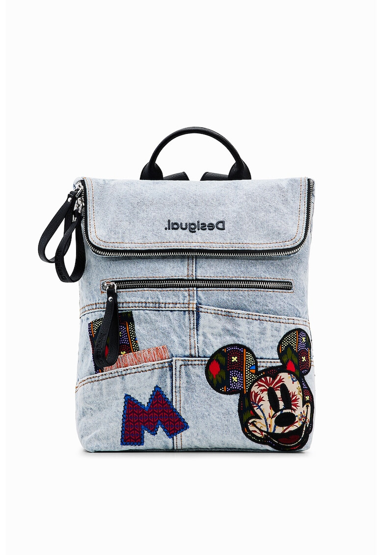 DESIGUAL Раница от деним с цип - Pepit.bg