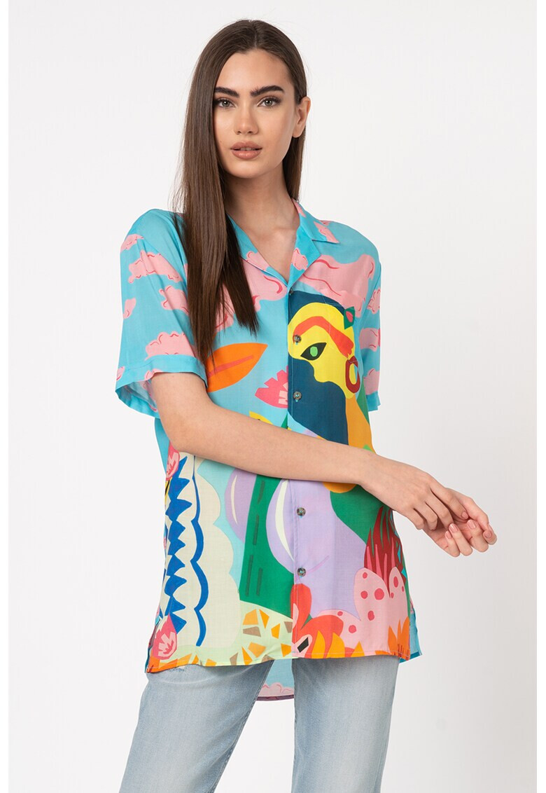 DESIGUAL Риза Makar с десен - Pepit.bg