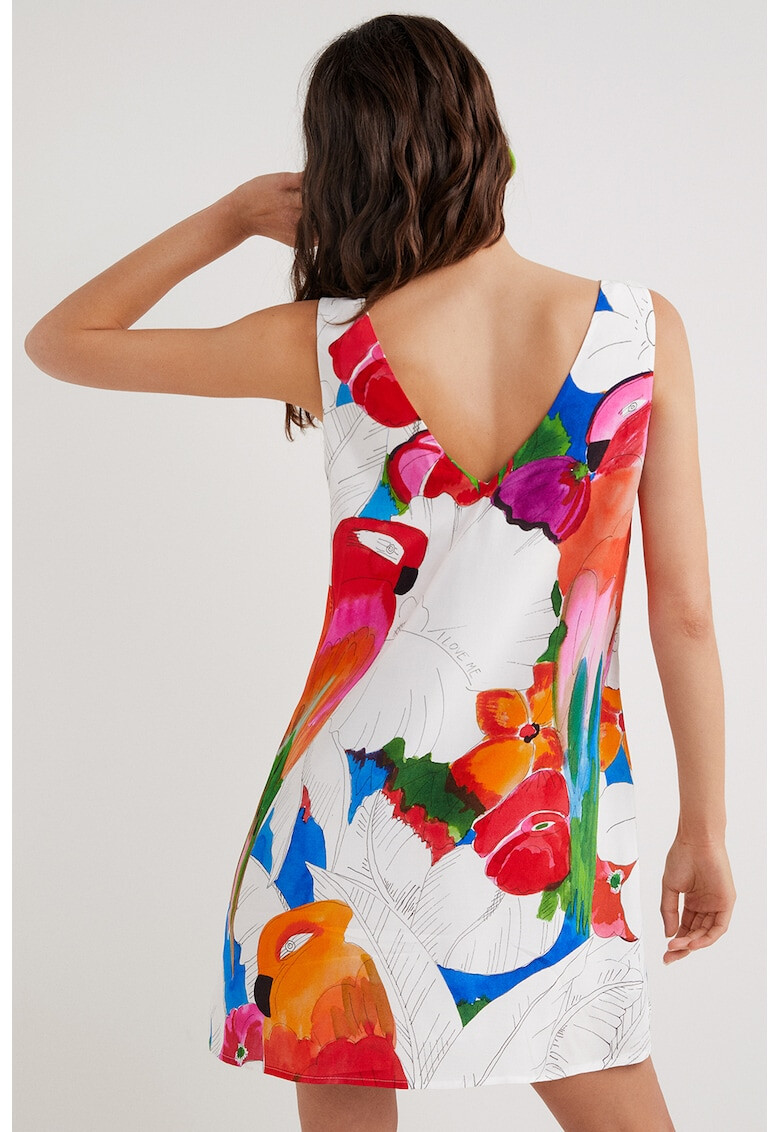 DESIGUAL Рокля с шарки и шпиц - Pepit.bg