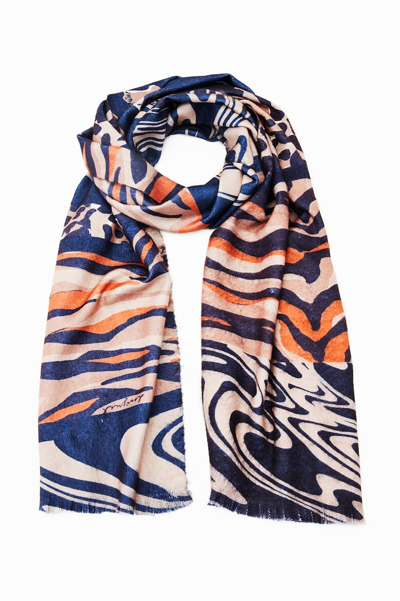 DESIGUAL Шал Patch Zebra - Pepit.bg