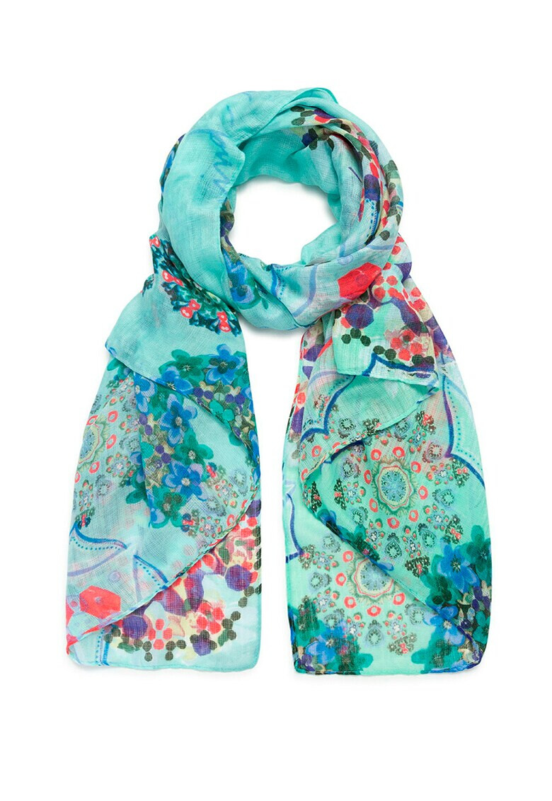 DESIGUAL Шал с разнородна шарка - Pepit.bg