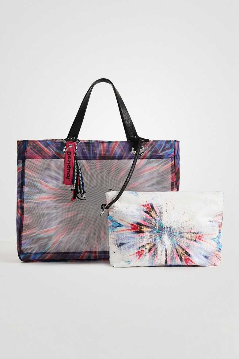 DESIGUAL Шопинг чанта Caleidoscope с отделящ се несесер - Pepit.bg
