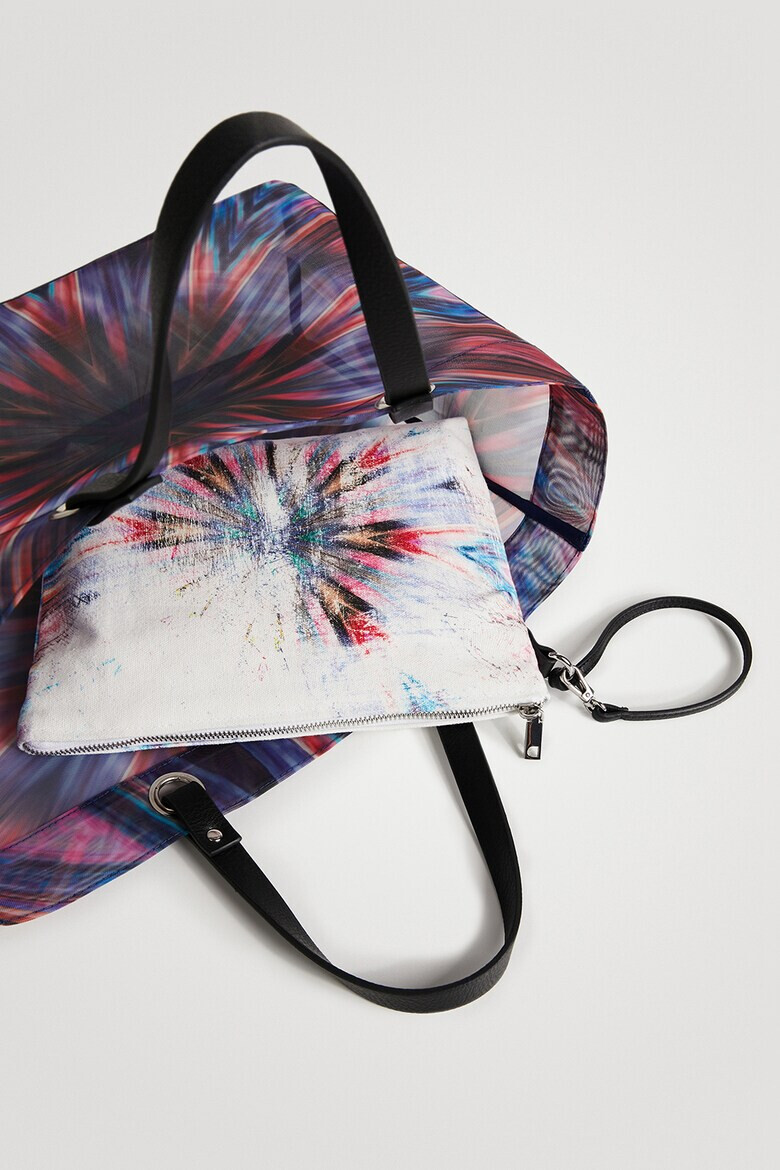 DESIGUAL Шопинг чанта Caleidoscope с отделящ се несесер - Pepit.bg