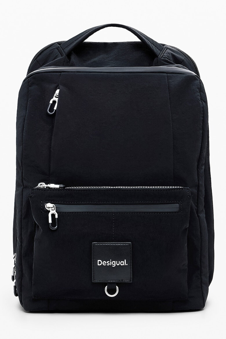 DESIGUAL Текстилна правоъгълна раница - Черен - Pepit.bg
