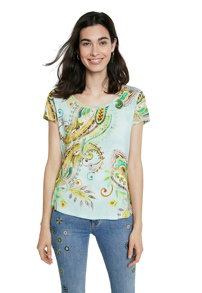 DESIGUAL Tениска с десен - Pepit.bg