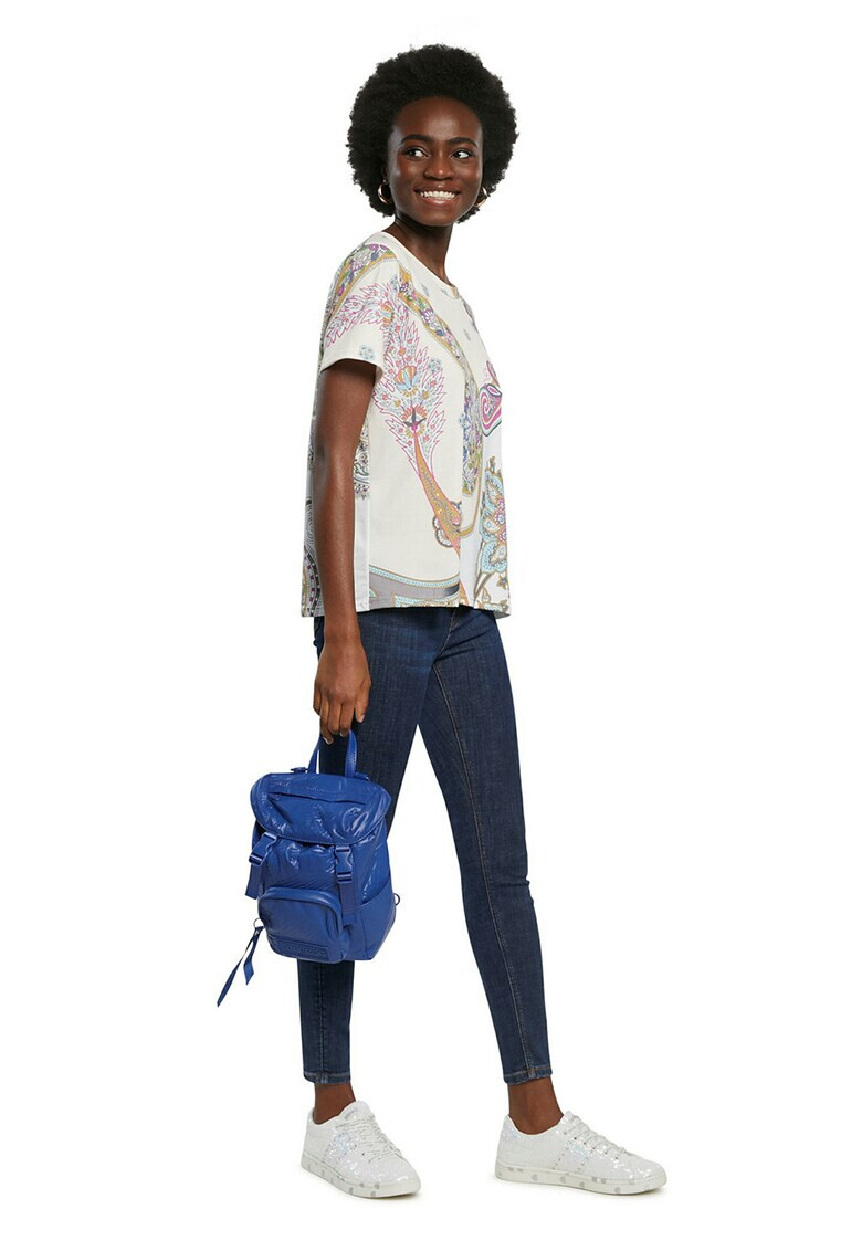 DESIGUAL Тениска с индийска шарка - Pepit.bg